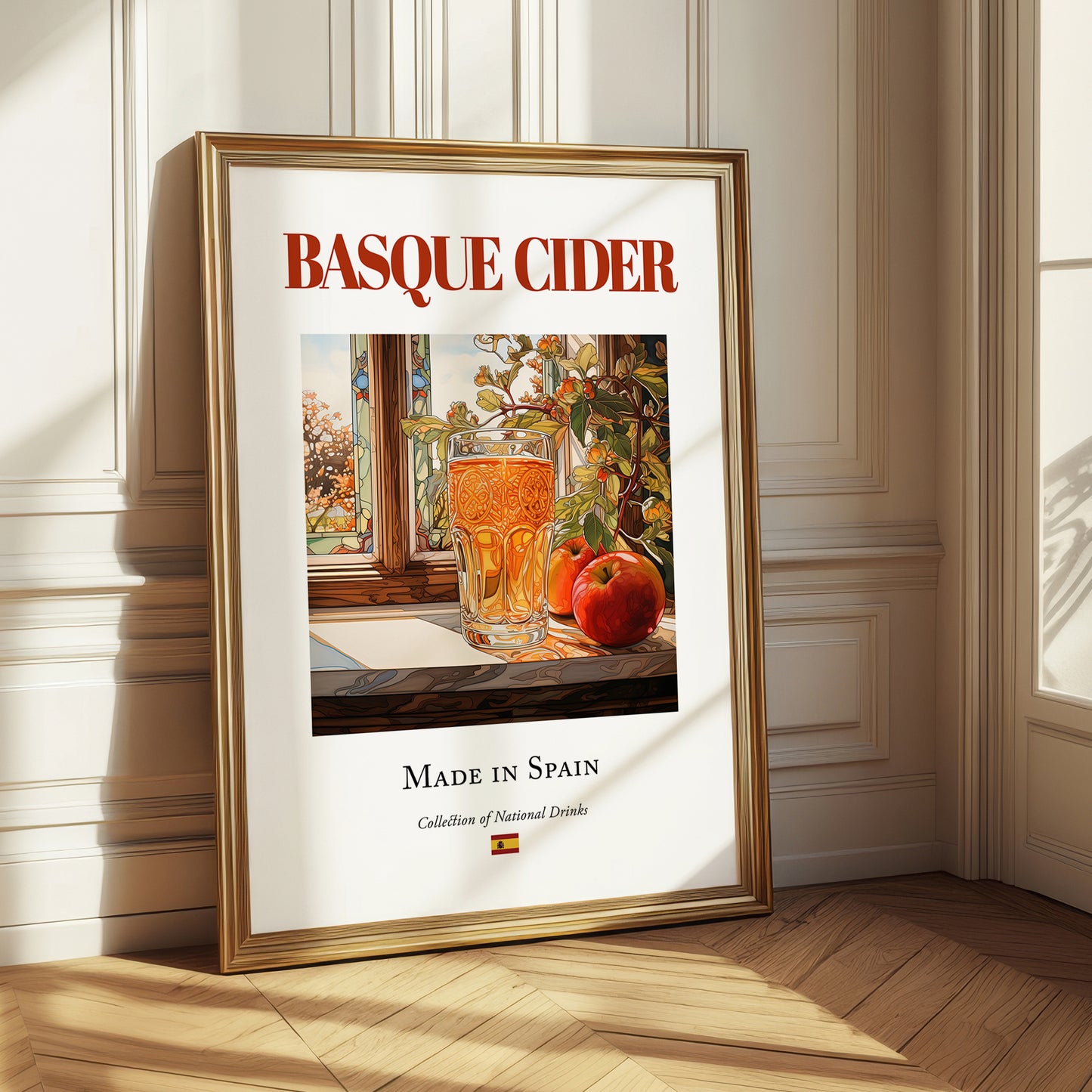 Basque Cider – Spanish Cider Cider, Country Pub Poster