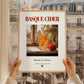 Basque Cider – Spanish Cider Cider, Country Pub Poster, styled in a charming Paris street view