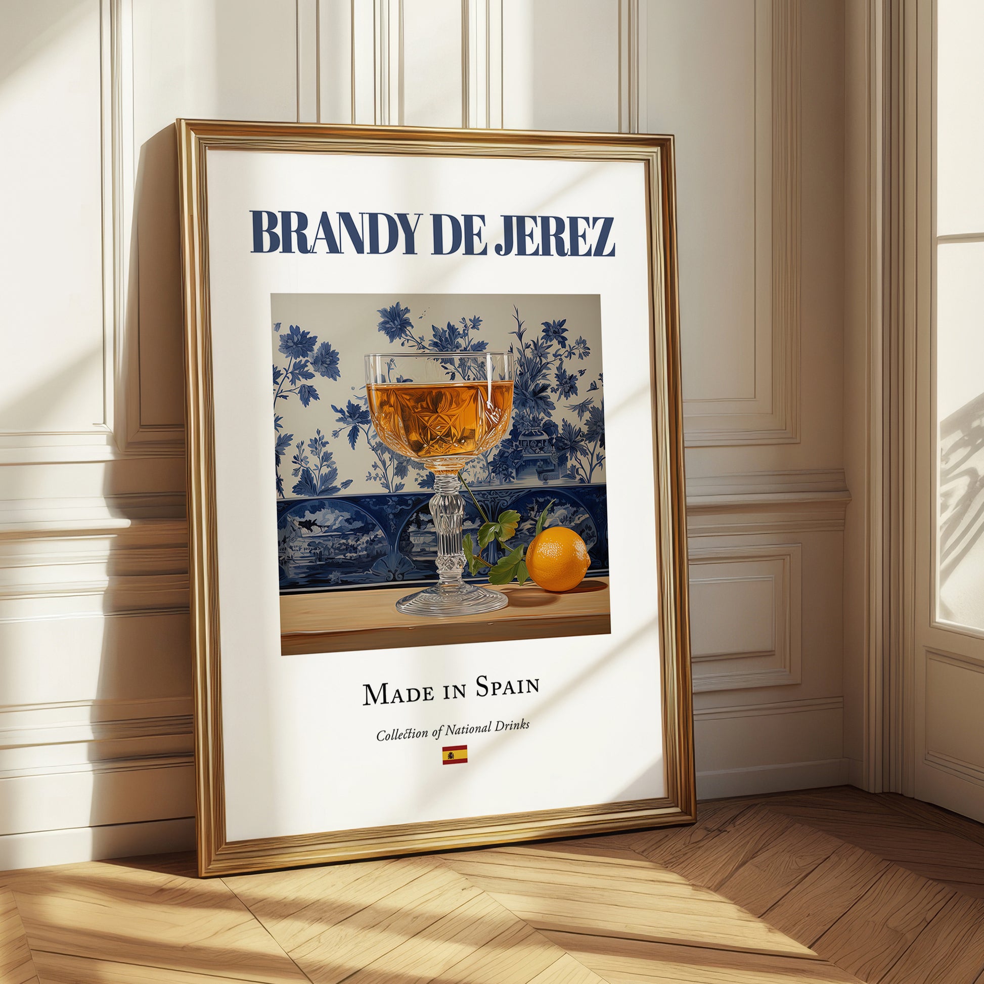 Brandy de Jerez – Spanish Spirit Drink, Beach Bar Print
