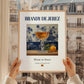 Brandy de Jerez – Spanish Spirit Drink, Beach Bar Print, styled in a charming Paris street view