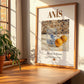 Anís – Spanish Spirit Drink, Speakeasy Print, no-text version framed in wood