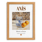 Anís – Spanish Spirit Drink, Speakeasy Print, set in oak frame