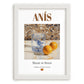 Anís – Spanish Spirit Drink, Speakeasy Print, placed in minimal white frame