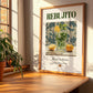 Rebujito – Spanish Cocktail Drink, Beach Bar Painting, no-text version framed in wood