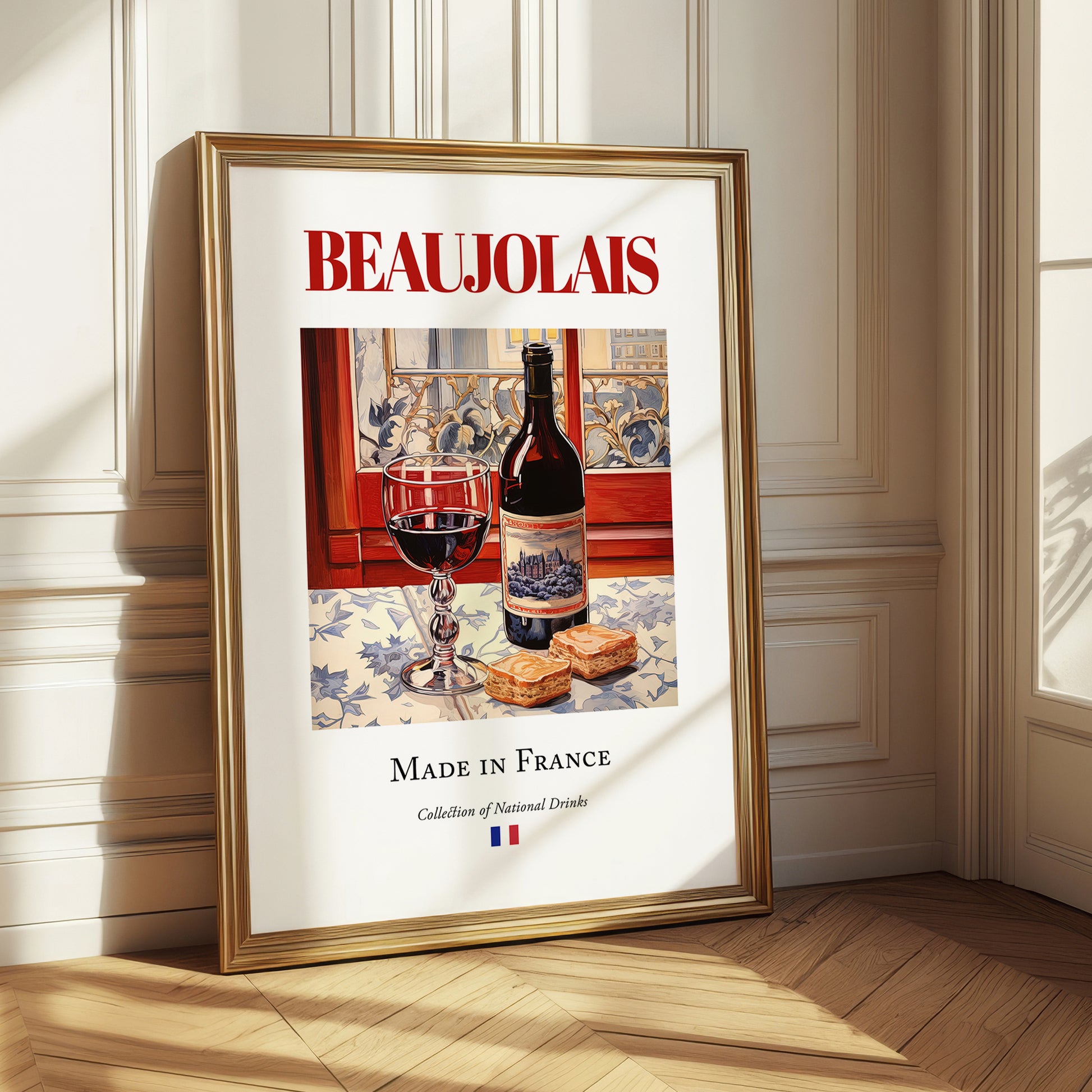 Beaujolais – French Red Wine, Vinoteca Painting