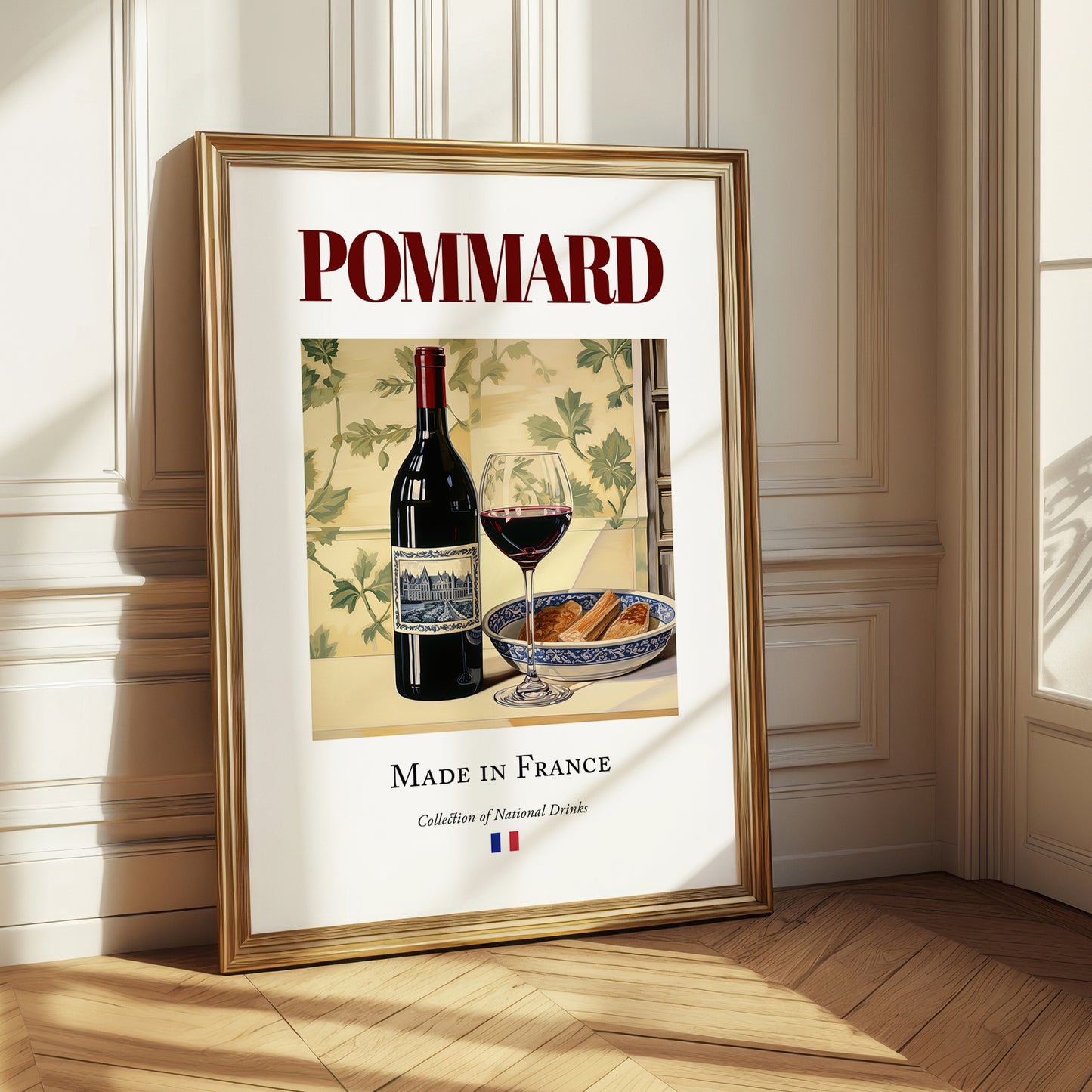Pommard – French Red Wine, Vinoteca Poster
