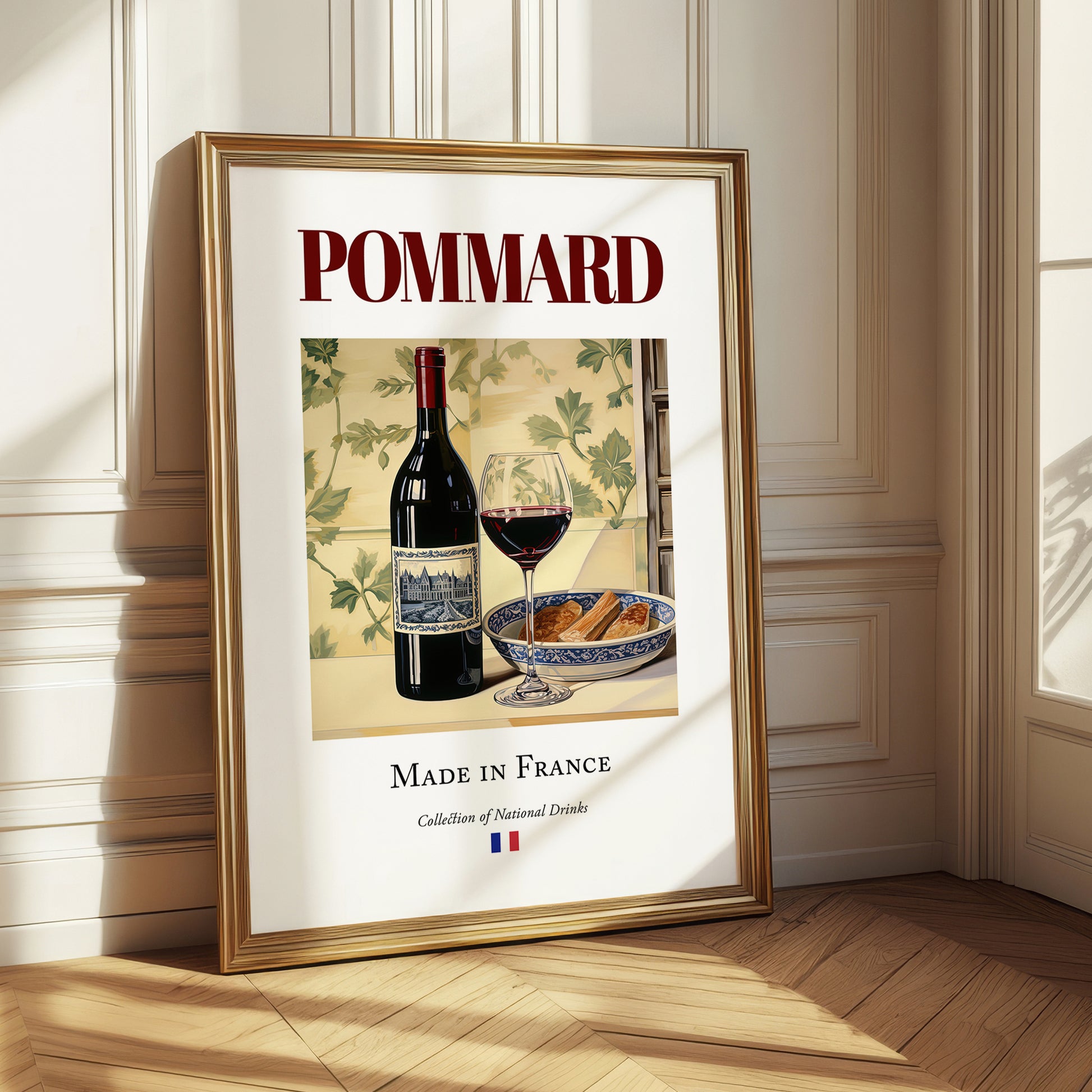 Pommard – French Red Wine, Vinoteca Poster