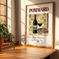 Pommard – French Red Wine, Vinoteca Poster, no-text version framed in wood