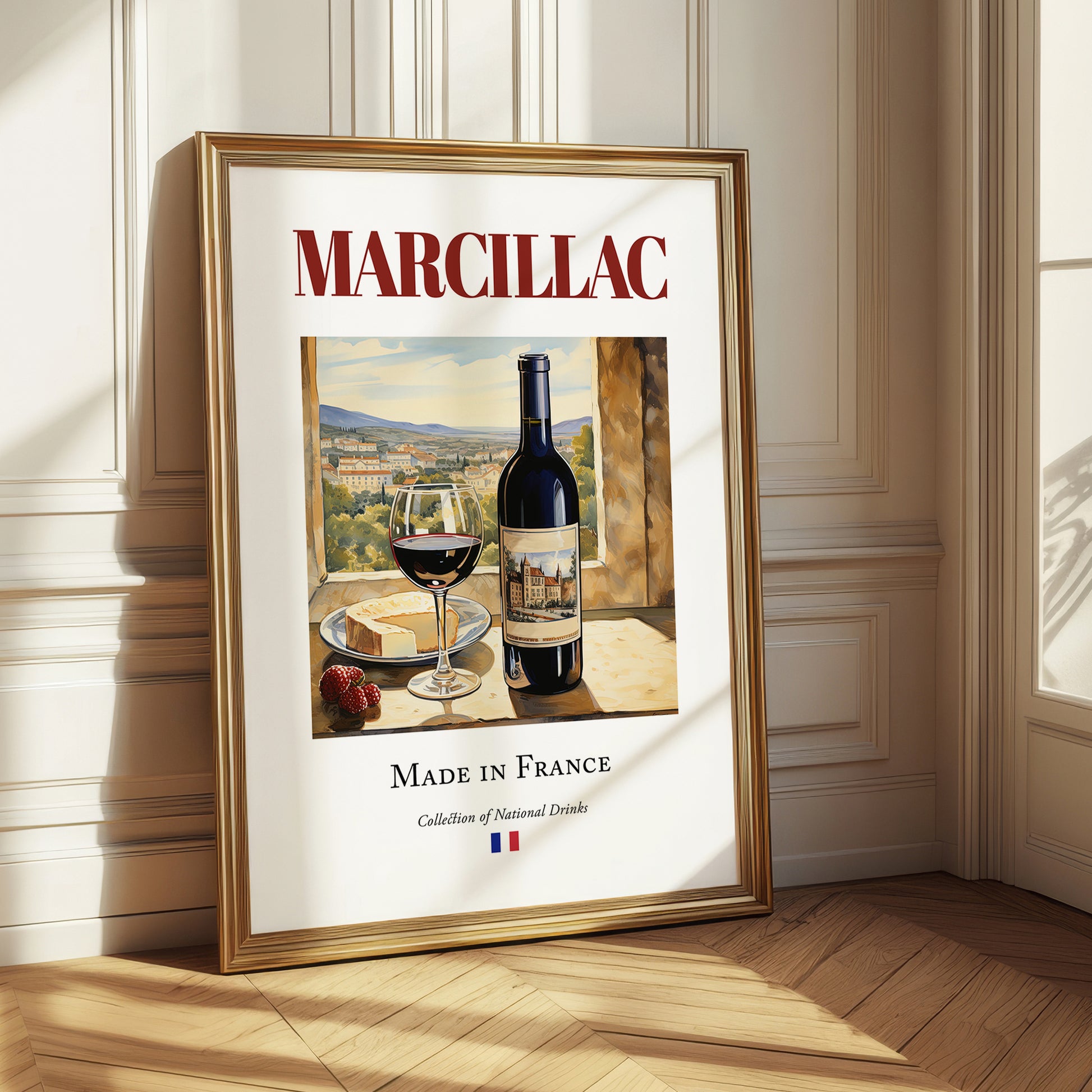 Marcillac – French Red Wine, Vinoteca Wall Decor