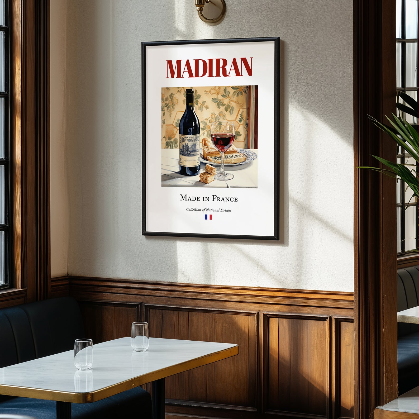 Madiran – French Red Wine, Vinoteca Illustration, clean layout with no caption
