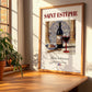 Saint-Estèphe – French Red Wine, Wine Bar Still Life, no-text version framed in wood