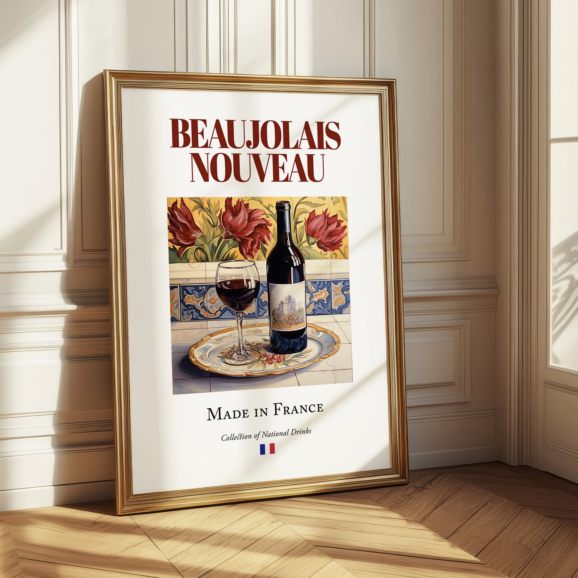 Beaujolais Nouveau – French Red Wine, Tasting Room Print