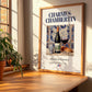 Charmes-Chambertin – French Red Wine, Wine Bar Art, no-text version framed in wood