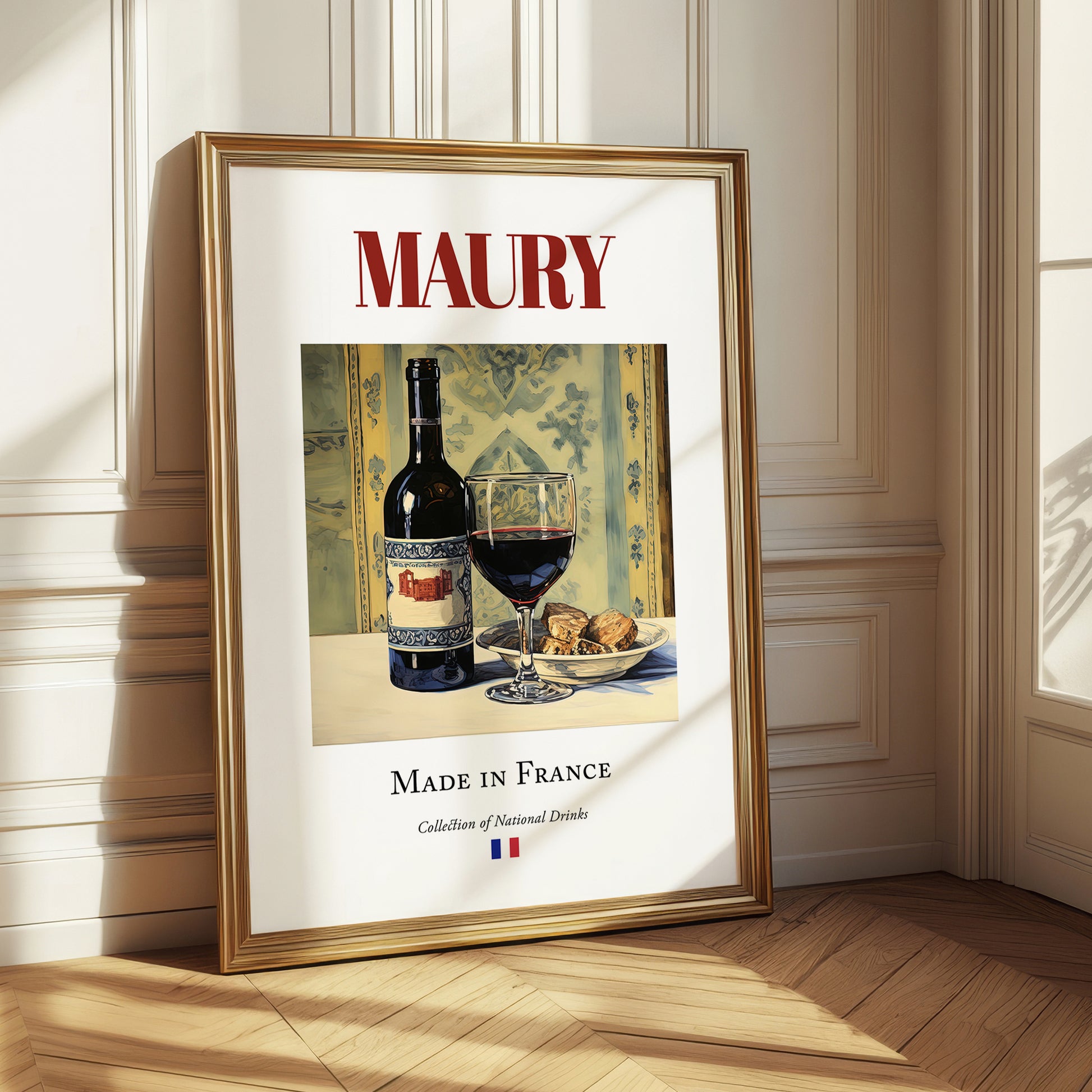 Maury – French Dessert Wine, Wine Bar Print