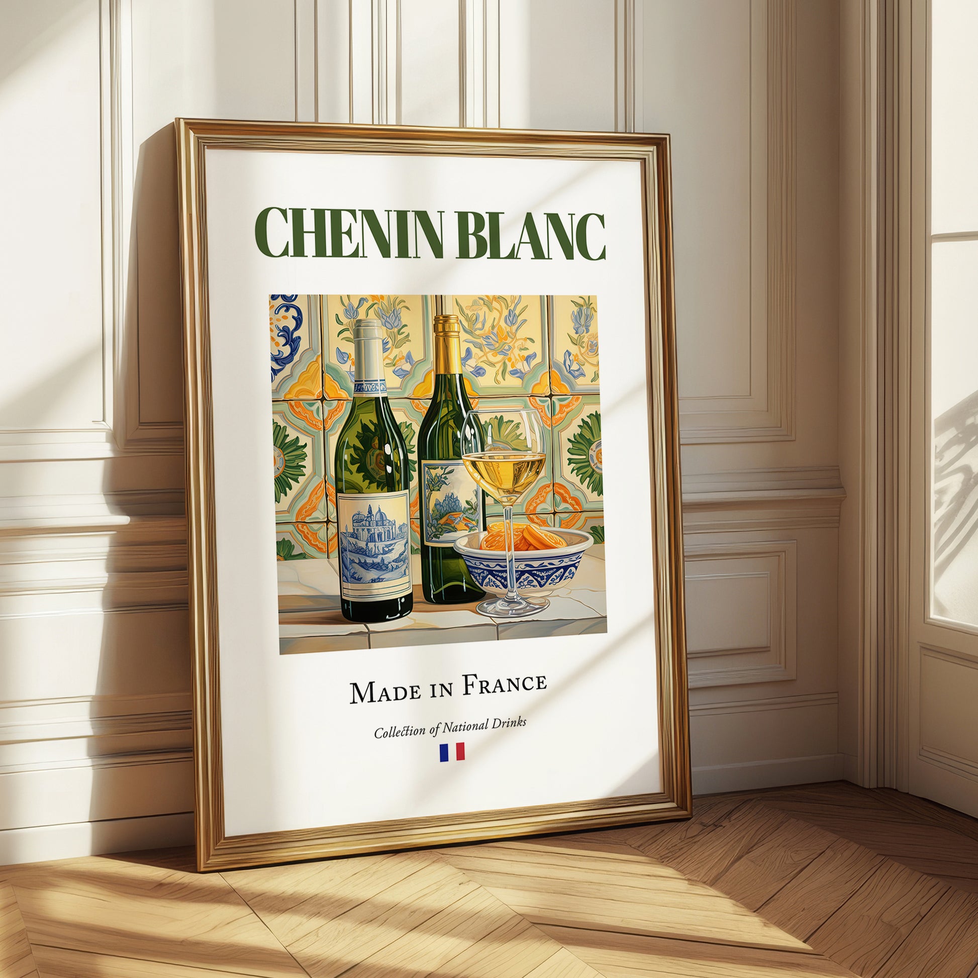 Chenin Blanc – French White Wine, Vinoteca Poster