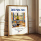 Loupiac AOC – French Dessert Wine, Vineyard Terrace Wall Decor