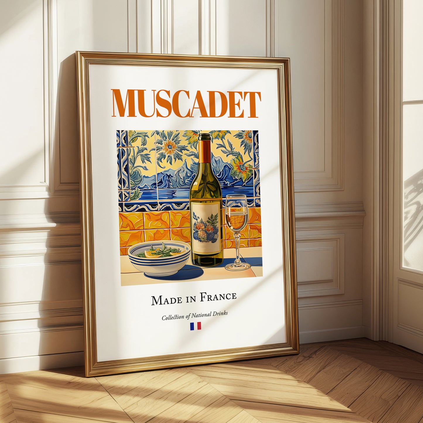 Muscadet – French White Wine, Vinoteca Print