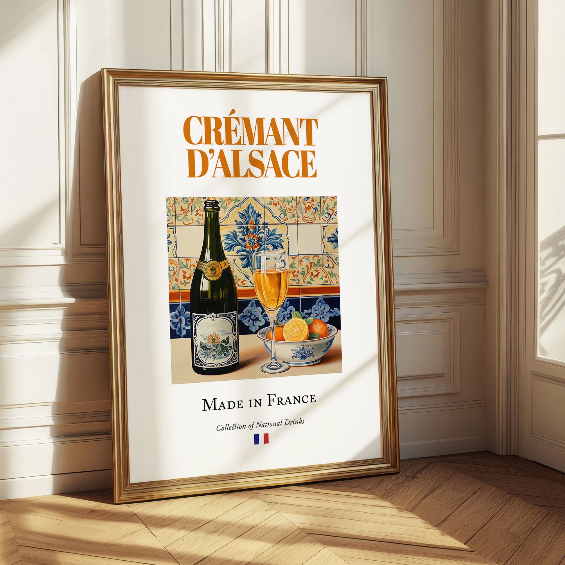 Crémant d'Alsace – French Sparkling Wine, Bodega Print