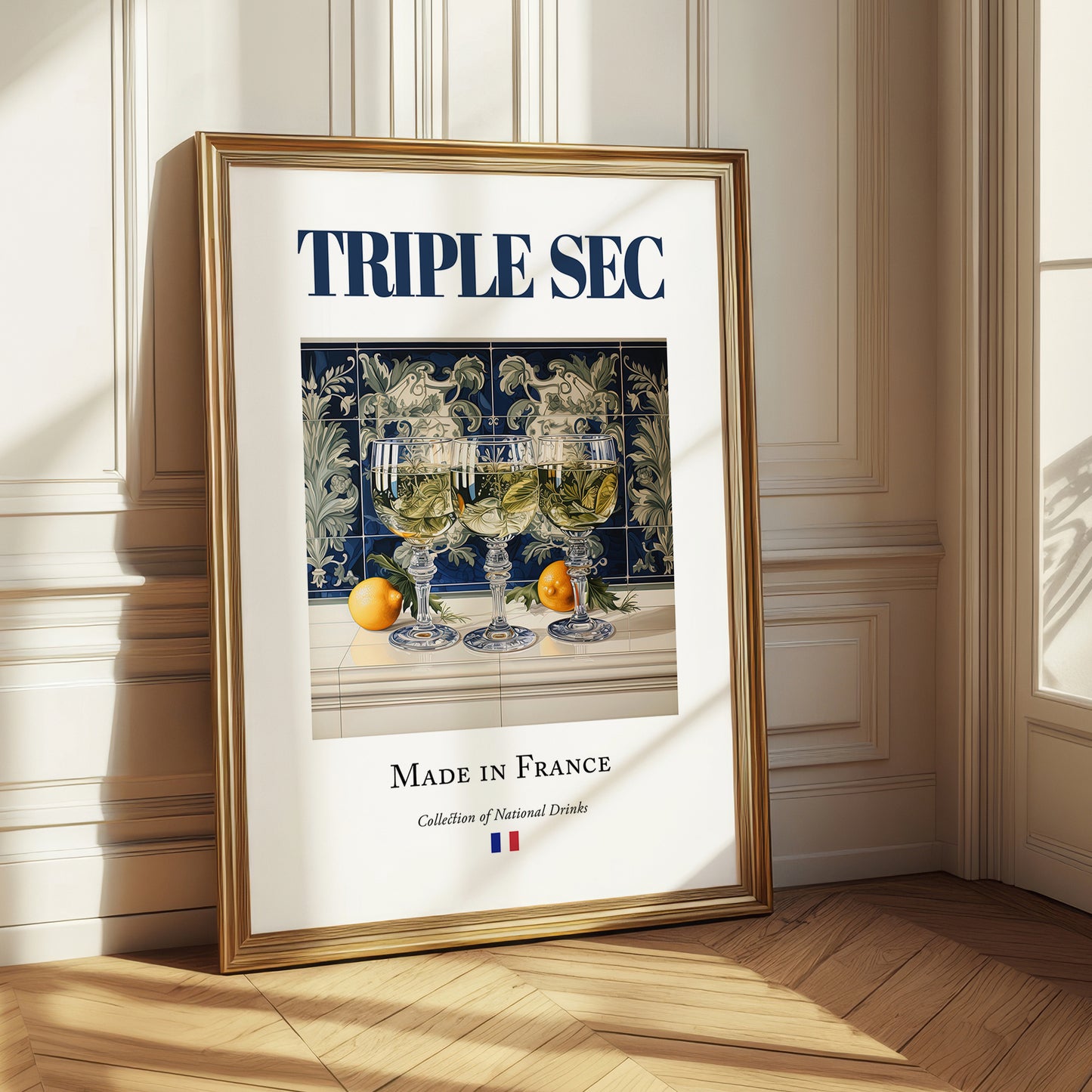 Triple sec – French Liqueur Drink, Speakeasy Poster