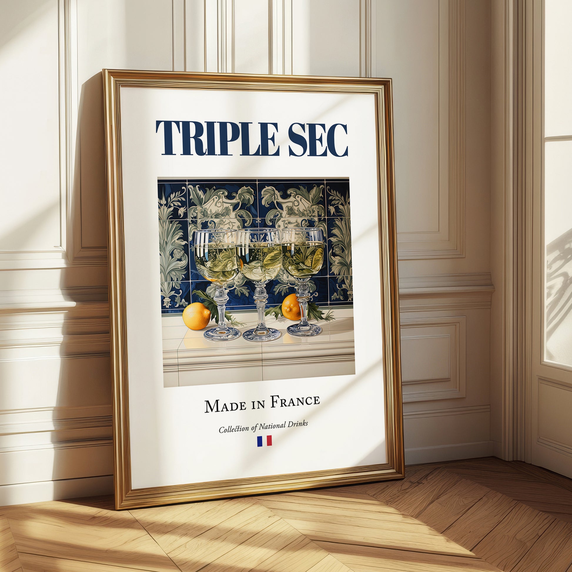 Triple sec – French Liqueur Drink, Speakeasy Poster