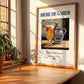 Bière de garde – French Beer, Gastropub Poster, no-text version framed in wood