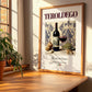 Teroldego – Italian Red Wine, Enoteca Still Life, no-text version framed in wood