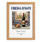 Freisa d’Asti – Italian Red Wine, Tasting Room Poster, set in oak frame