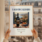 Lago di Caldaro – Italian Red Wine, Bodega Painting, styled in a charming Paris street view