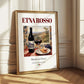 Etna Rosso – Italian Red Wine, Vinoteca Poster