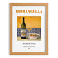 Ribolla Gialla – Italian White Wine, Wine Bar Poster, set in oak frame