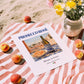 Prosecco rosé – Italian Rose Wine, Vinoteca Print, unframed on coastal sand
