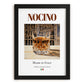 Nocino – Italian Liqueur Drink, Speakeasy Still Life, in sleek black frame