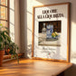 Liquore alla liquirizia – Italian Liqueur Drink, Rooftop Terrace Still Life, no-text version framed in wood