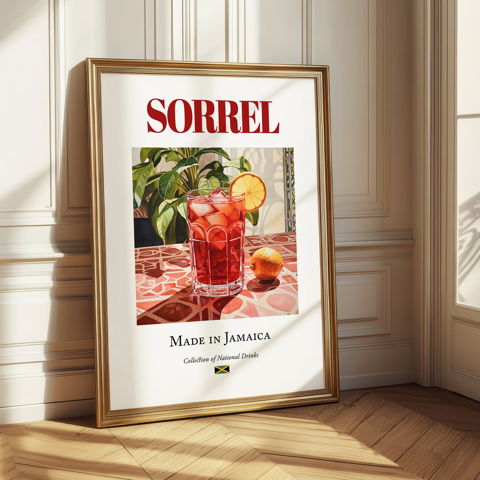 Sorrel – Jamaican Beverage Drink, Jazz Bar Print