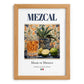 Mezcal – Mexican Spirit Drink, Cocktail Lounge Wall Art, set in oak frame
