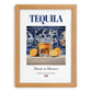 Tequila – Mexican Spirit Drink, Rooftop Terrace Poster, set in oak frame
