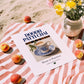 Doodh Patti Chai – Pakistani Tea, Tea Room Illustration, unframed on coastal sand