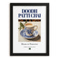 Doodh Patti Chai – Pakistani Tea, Tea Room Illustration, in sleek black frame