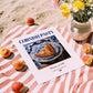 Cornish Pasty – English Snack Dish, Food Bar Print, unframed on coastal sand