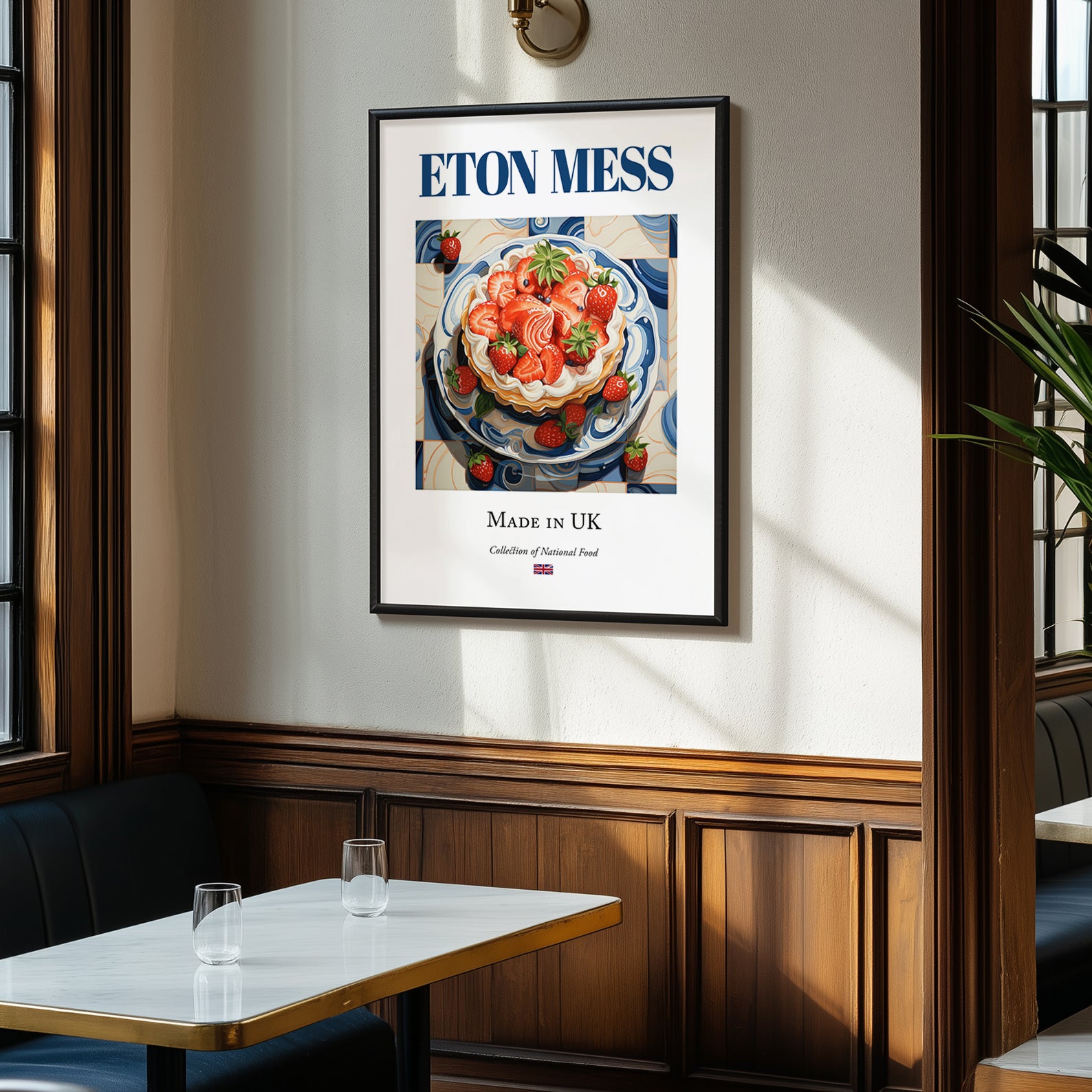 Eton Mess – English Dessert Dish, Food Bar Still Life, clean layout with no caption