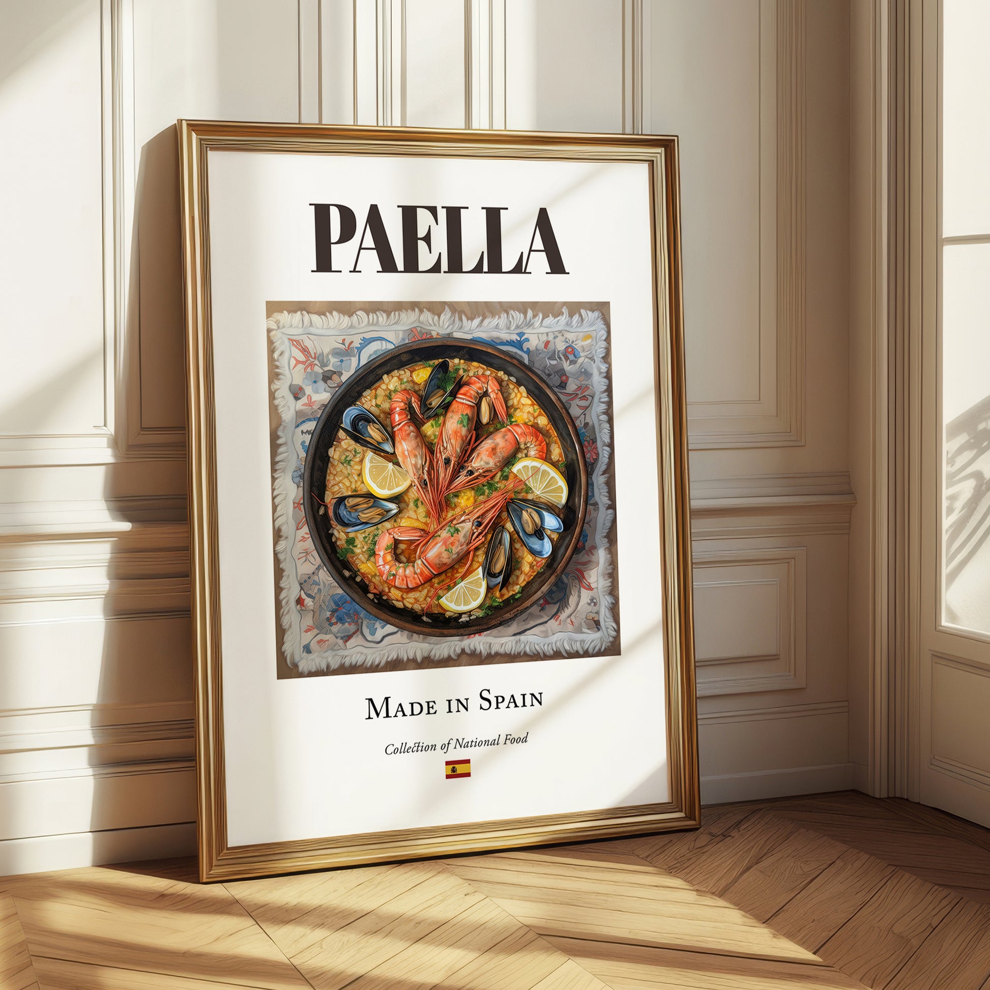 Paella – Spanish Dish, Restaurant Wall Art