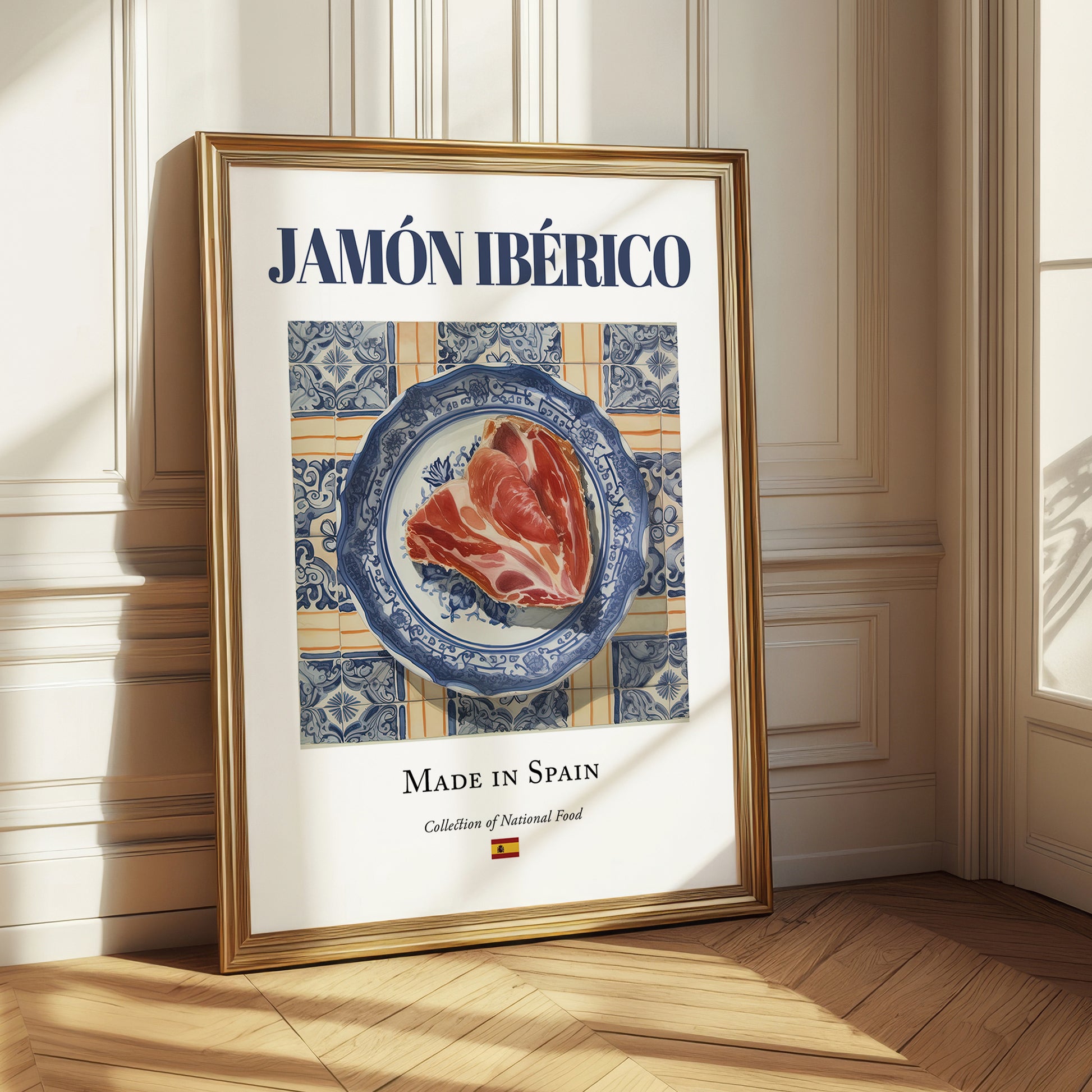 Jamón Ibérico – Spanish Meat Dish, Restaurant Poster