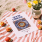Quiche Lorraine – French Dish, Farmhouse Kitchen Wall Art, unframed on coastal sand