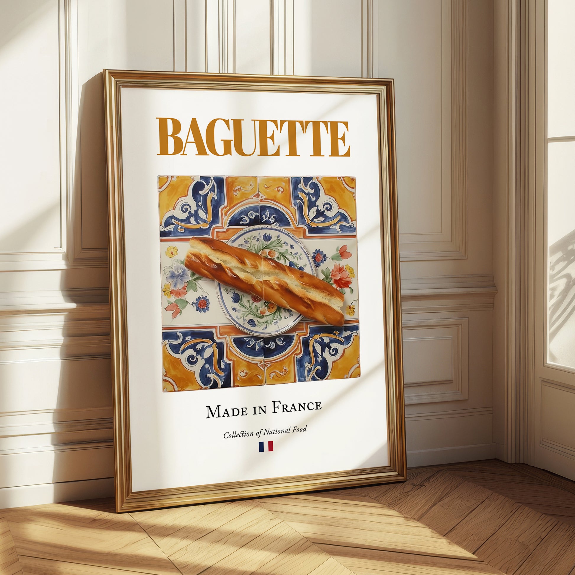 Baguette – French Bread Dish, Bistro Print