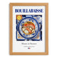 Bouillabaisse – French Soup Dish, Farmhouse Kitchen Illustration, set in oak frame