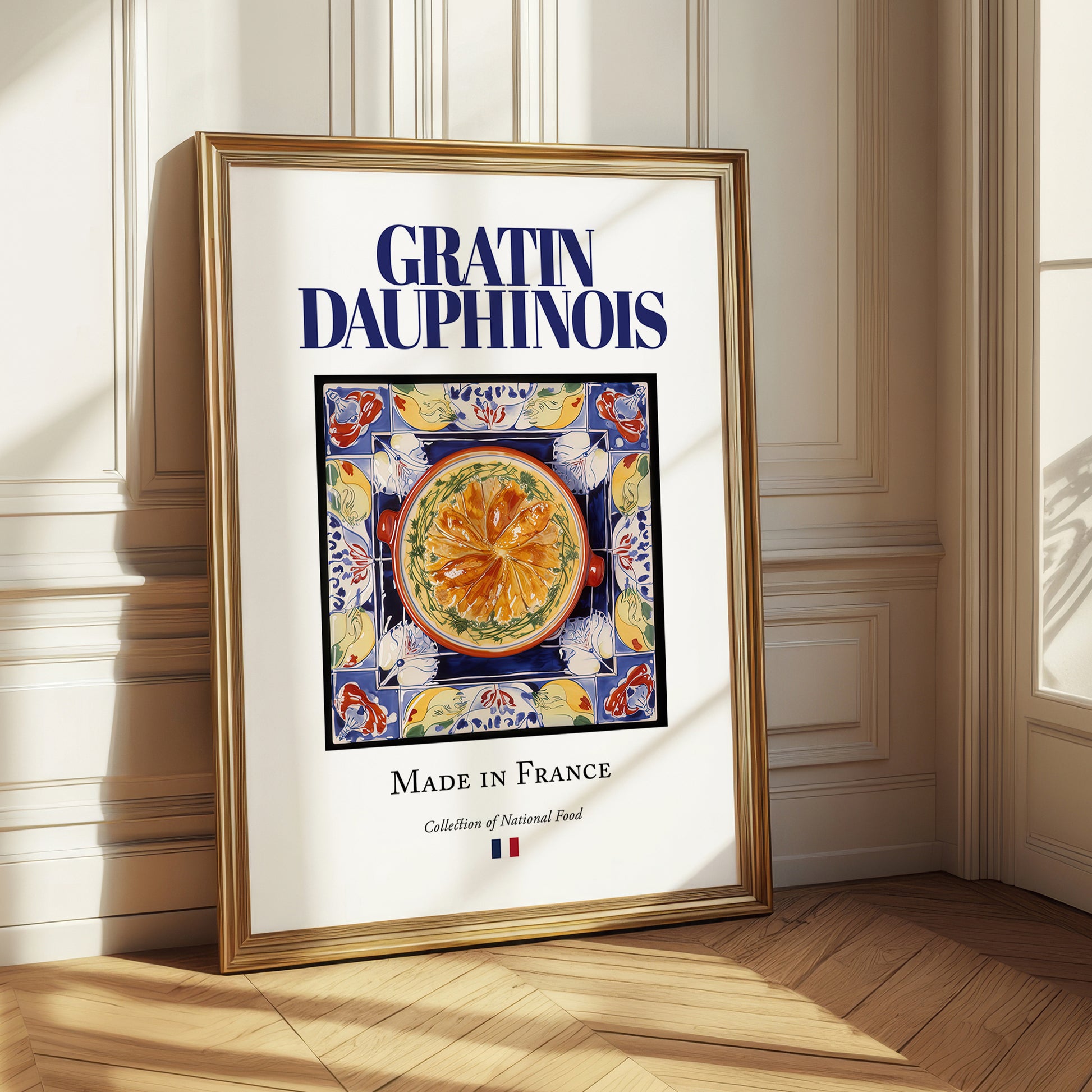 Gratin Dauphinois – French Dish, Fine Dining Restaurant Poster