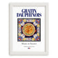 Gratin Dauphinois – French Dish, Fine Dining Restaurant Poster, placed in minimal white frame