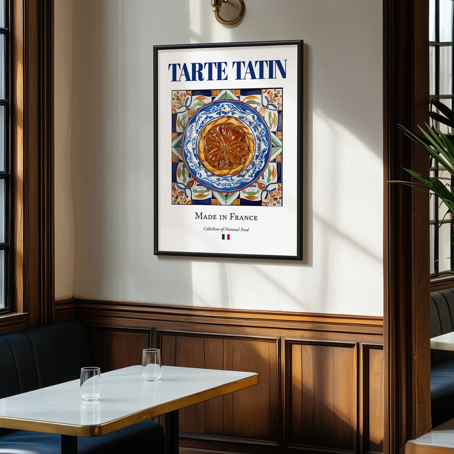 Tarte Tatin – French Dessert Dish, Tavern Poster, clean layout with no caption