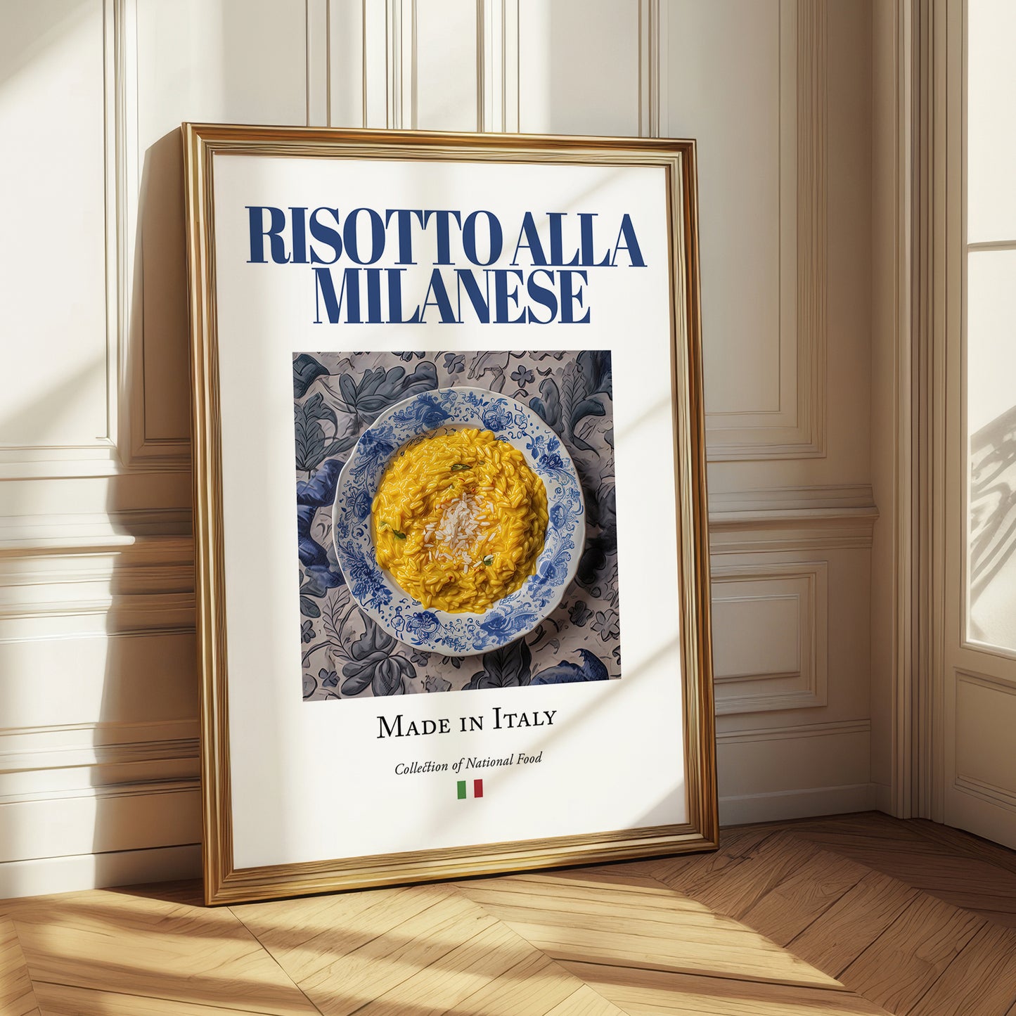 Risotto alla Milanese – Italian Dish, Café Wall Art