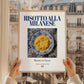 Risotto alla Milanese – Italian Dish, Café Wall Art, styled in a charming Paris street view